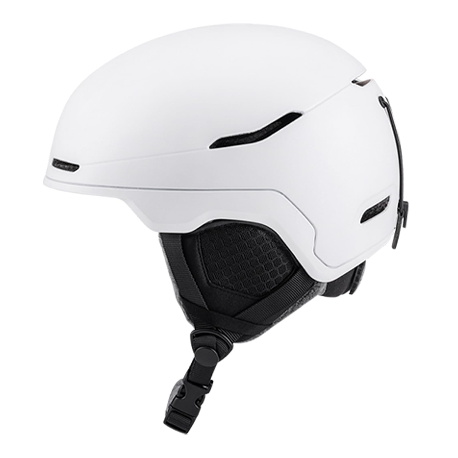 Ski Helmet Snowboard Helmet Bike Helmet Adult Lightweight EPS Liner Thickened PC Shell Adjustable Velvet Interior for Men Women White Black Ti Deep Blue M L (M)