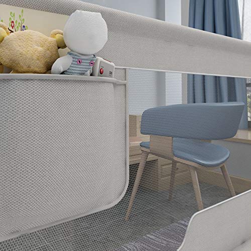 Protection guard rail de support de lit de sécurité 2m pour matelas - 4