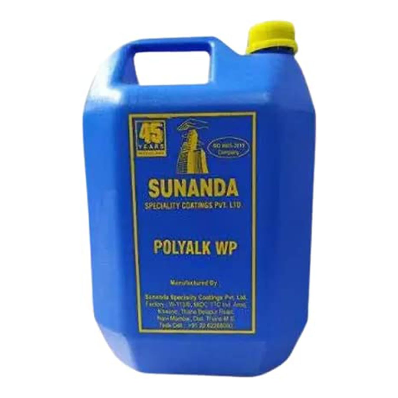 SUNANDA POLYALK WP - Waterproofing Solution for Walls, Terrace, Roof Slabs, Sunk Portions, Water Tanks, Balconies | High A...