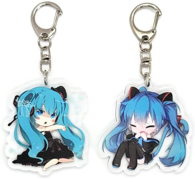 EBTY DREAMS Inc. - Set of 2 Hatsune Miku Vocaloid Acrylic Keychain v1