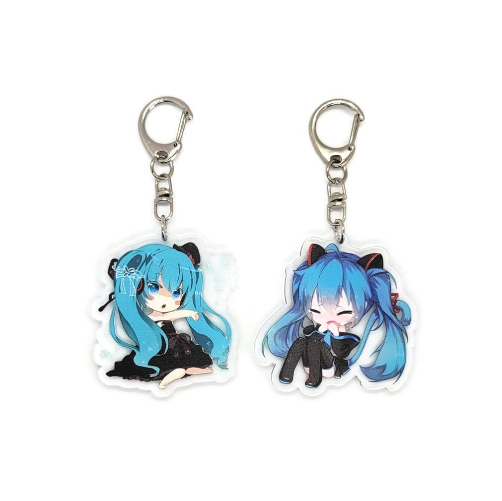 EBTY DREAMS Inc. - Set of 2 Hatsune Miku Vocaloid Acrylic Keychain v1