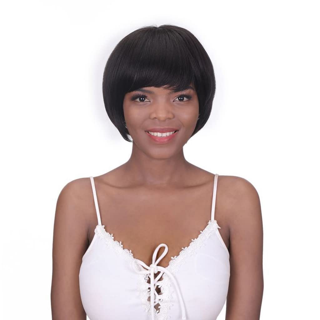 Réel coiffure headgear bobo cheveux courts pour dissimuler la perte de volume