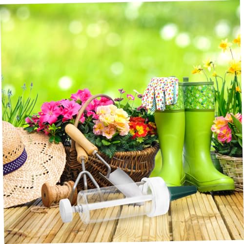 Kit portátil de herramienta de jardinería para siembra manual miniatura 6