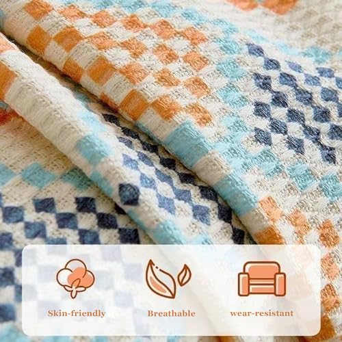 Funda de sofá chenilla antideslizante y lavable 180x230 cm para proteger tu sofá seccional 4