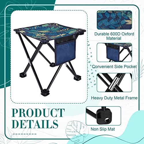 6-Pack-Camping-Stool-13-inch-Portable-Folding-Stool-with-Carry-Bag-Collapsible-Camping-Chair-400-Lbs-Compact-Stool-Seat-for-Camping-Fishing-Hiking-Gardening-Walking-Travelling-Outdoor-Activities