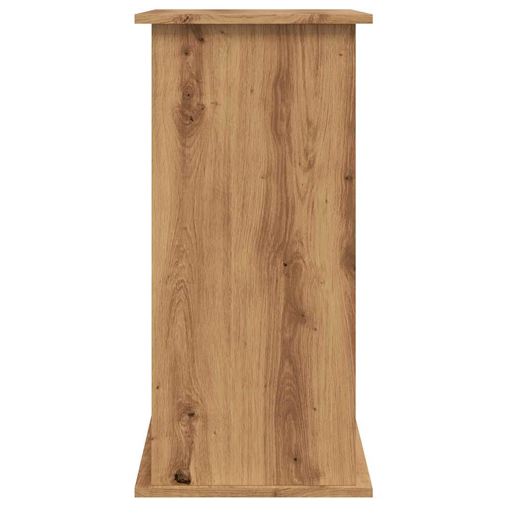 Gecheer Aquariumständer Artisan-Eiche 81x36x73 cm Holzwerkstoff Aquarium Unterschrank Aquarienschrank/ 857285