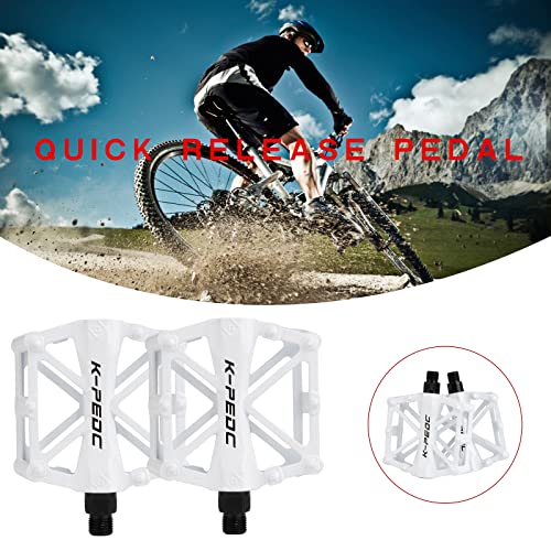 Txj Sports Bike Pedals 9/16" Bicycle Pedals Mountain Bike, Aluminium Lightweight Platform Pedals For Bmx Mtb Road Bikes #TOP7