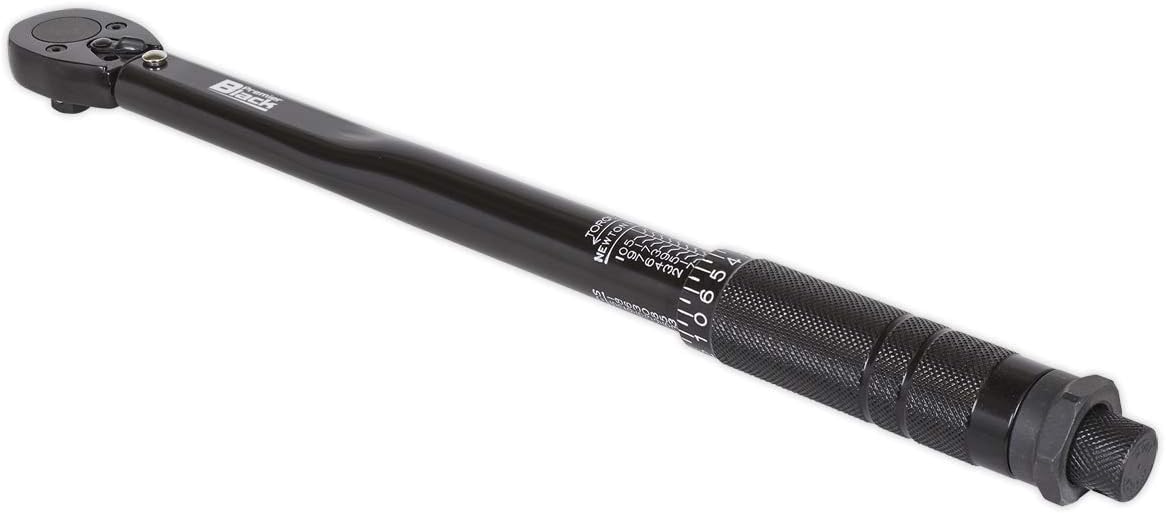 Sealey 3/8" Sq Drive Calibrated Micrometer Torque Wrench - Black Series - AK623B