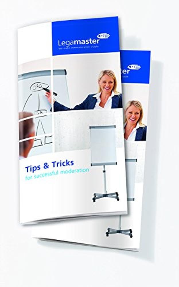 Legamaster 7-124900 Flipchart Starter Kit, Zubehörset mit Flipchartpapier, Markern und Magneten