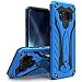 Zizo Static Series Compatible with Samsung Galaxy S8 Plus Case Military Grade Drop Tested with Built in Kickstand Blue Black
