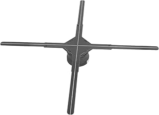 Hologram Fan Reklam Makinesi, 4 Vane/Wing 3D Holografik Fan Yüksek Çözünürlük 896 Uzaktan Kumanda Pencereleri Ile 100-240V LED (AB fişi)