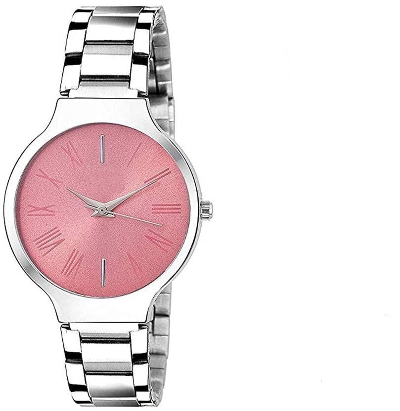 Trendyaddy Pack of 1 Women Stainless Steel Watch Strap Round Dial Silver Analog Quartz Watch - Gift for Birthday, Rakshabandhan and Other Festive Gifts[ANG-TA-098] (B0CDXQ58RF) Amazon Price History, Amazon Price Tracker