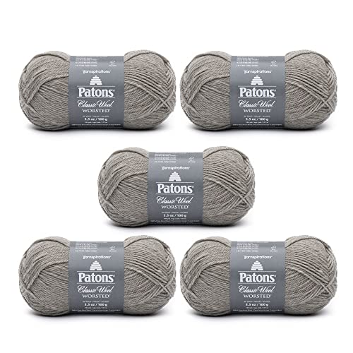 Patons Classic Wool Natural Mix Yarn - 5 Pack of...