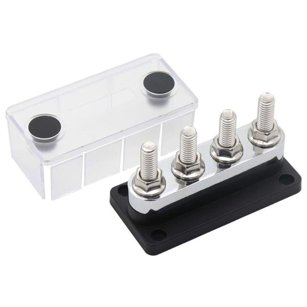 per Heavy Duty 600A Bus Bar Blocco di Distribuzione di Energia, 48V DC 4 Post Morsettiera per Auto RV Barca