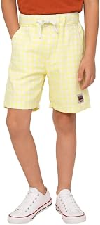 USPA Kids Boys Tartan Check Relaxed fit Shorts Price In India
