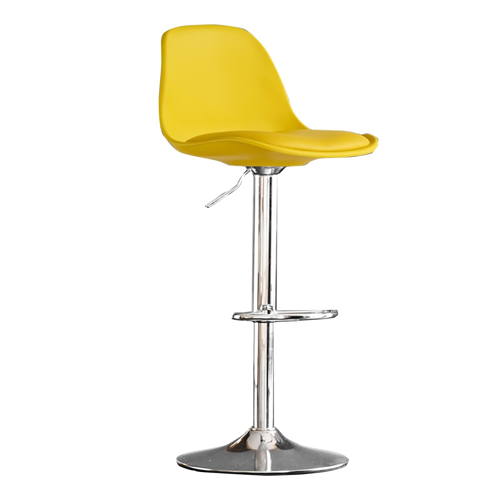 Chaise de comptoir moderne et élégante, tabouret de bar en cuir PU et finition soignée