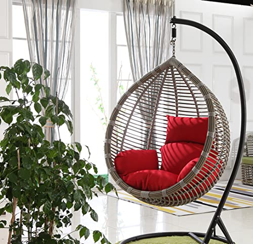 Siège pour fauteuil suspendu épais et imperméable pour soulager le dos sur la terrasse - 2