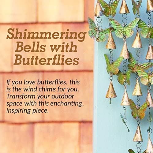 Ancient Graffiti Ancientag1109 Shimmering Bells Butterflies (Set Of 1) #TOP2