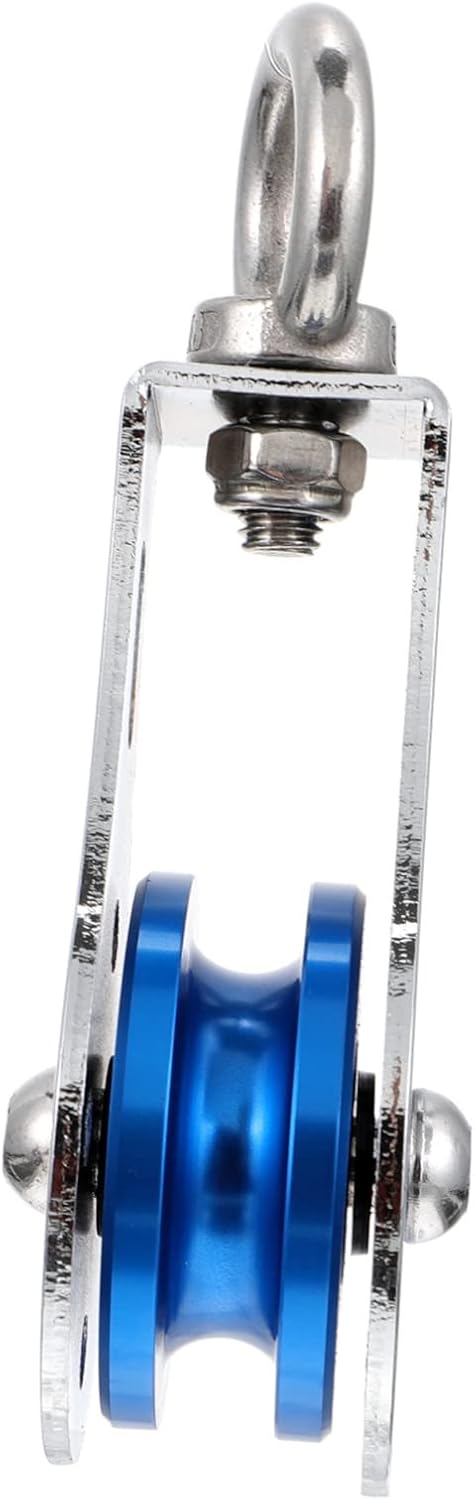 1Pc Single Wheel Pulley for Muscle Training Fitness Equipment for Strength Exercises Easy to Install Training Tool for Workouts Compact Design Suitable for Home