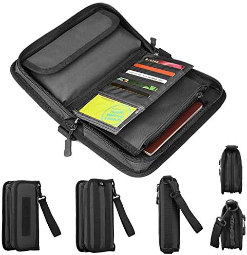 Selighting Mens Tactical Wallet Money Organizer Pouch ID Card Case Credit Card Holder Small Handbag Black