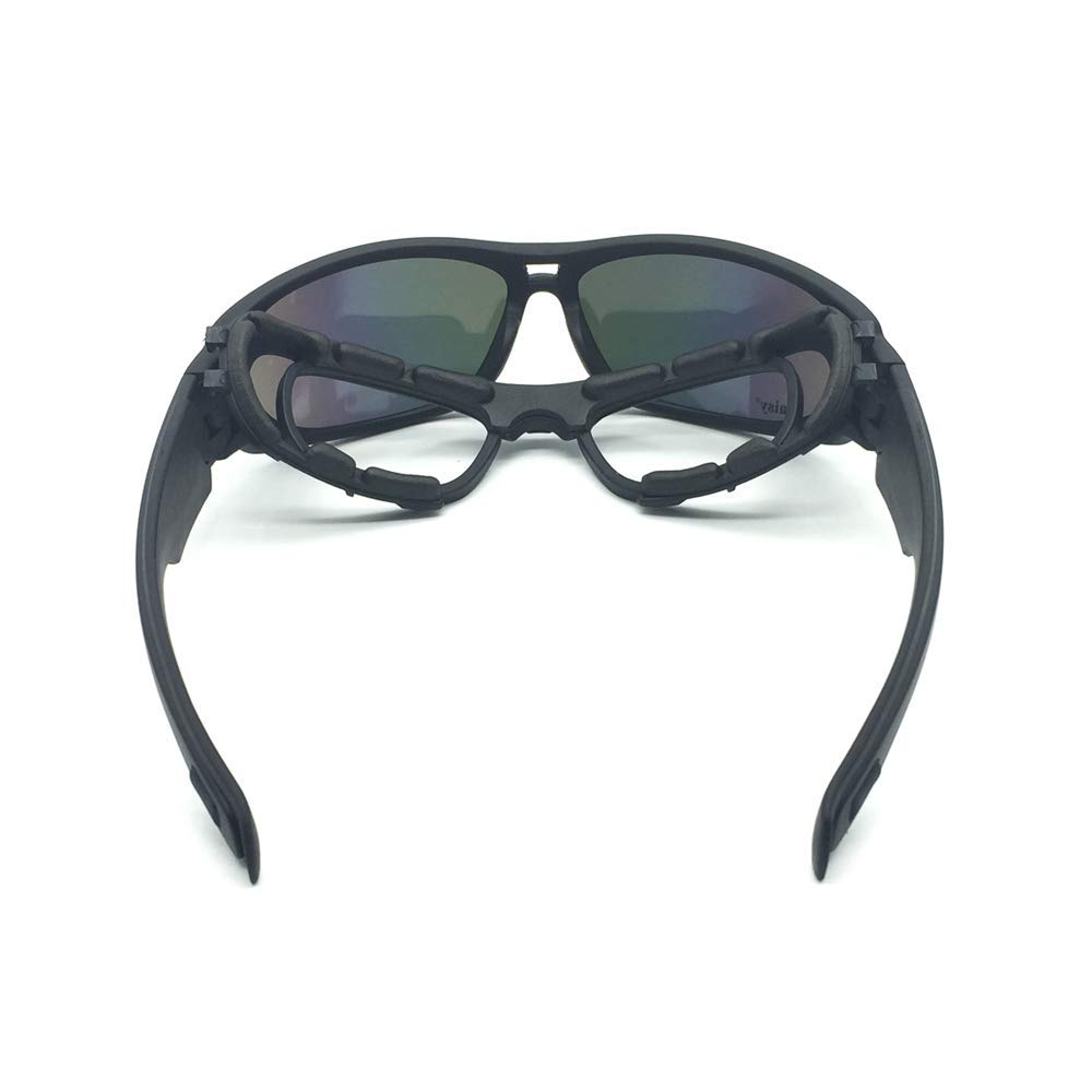 Kask motocyklowy H.Y.B. Okulary rowerowe modne sportowe okulary przeciwsłoneczne do jazdy na rowerze łowienia ryb golfa baseball spolaryzowane okulary przeciwsłoneczne unisex kask na zewnątrz (kolor: Czarny)