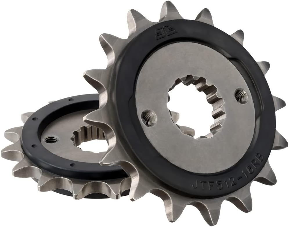 JT Sprockets JTF512.16RB 16 Tooth Rubber Cushioned Front Countershaft Sprocket