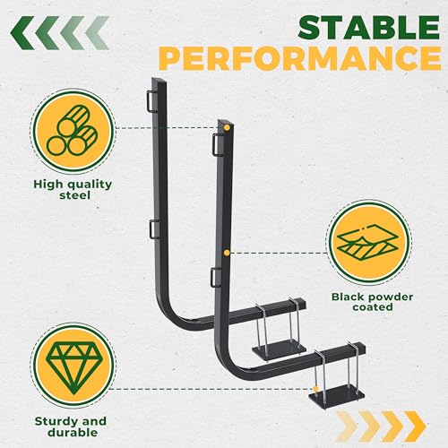 Ecotric VC-LYAM-450 Rv Portable Waste Tote Tank Carrier Rv Camper Trailer Bumper Rack Support Bracket thumb #3