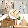 50Pcs Wooden Dowel Rods 1/4 x 12 Inch Wood Sticks for Crafts, Precut Wooden Rod Sticks Natural Wood Dowels for Craft and DIY Projects, Cake Dowels Hardwood Craft Dowel Rods #2
