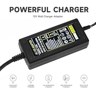 Power Adapter 12V 5A 4A 3A 2.5A 2A 1A AC DC Power Supply Cord Cable 5.5x2.1mm for Sceptre EC Series Monitor,ONN,AOC,Dell,Webcam, Router, Projector, CCTV, Speakers & More 12v 5a Monitor Charger