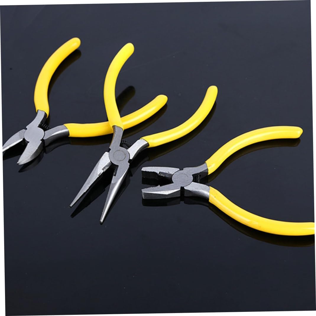 Jewelry Pliers Kit 5 Inch Mini Needle Nose Pliers Crafts Tool Kit for DIY Jewelry Accessories Beaded 10PCS, Jewellery-Making Kits/3351