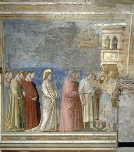 Cuadro en lienzo Giotto 60x90cm para decoración de paredes interiores con arte clásico religioso.