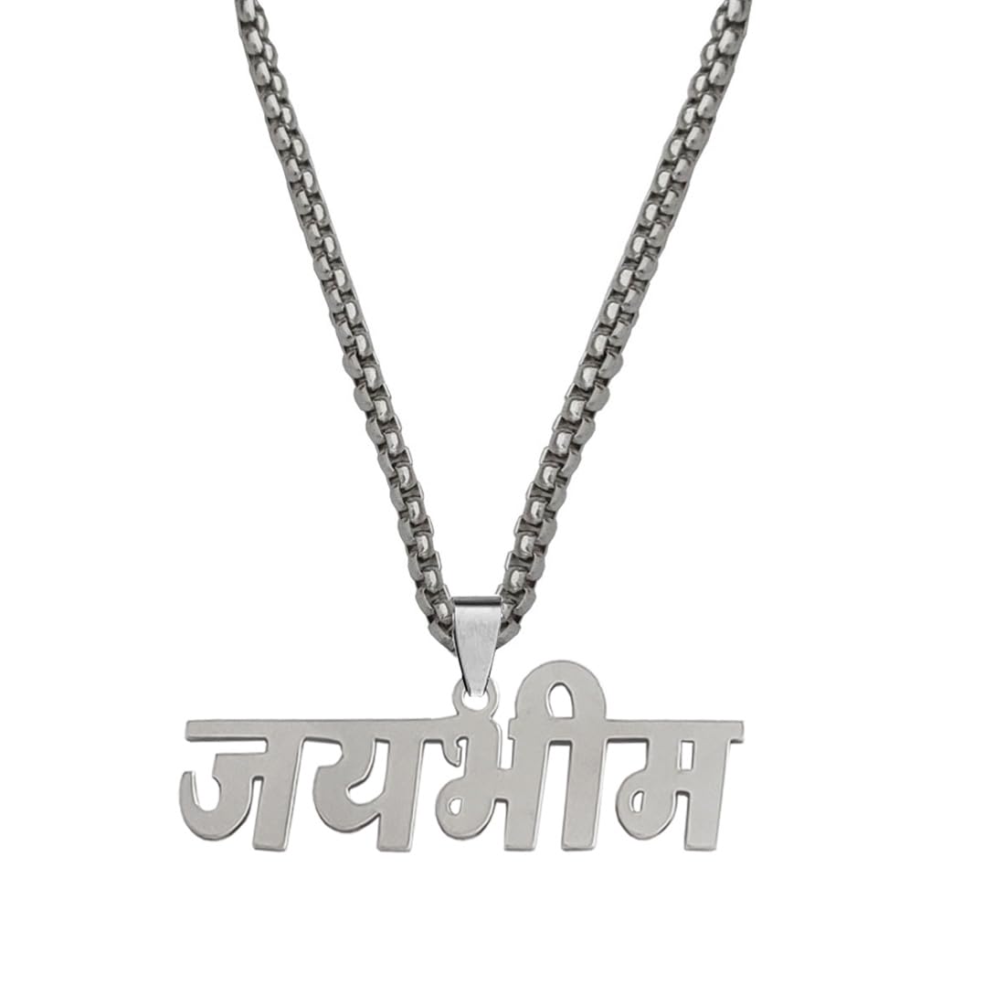 Religious Jay Bheem Locket Bikers Jewelry Box Chain Silver Stainless Steel Pendant Necklace For Men And Women LCPna312-image-21