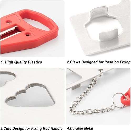 image for AceMining 2 Pack Portable Door Lock Home Security Door Lock Travel Loc