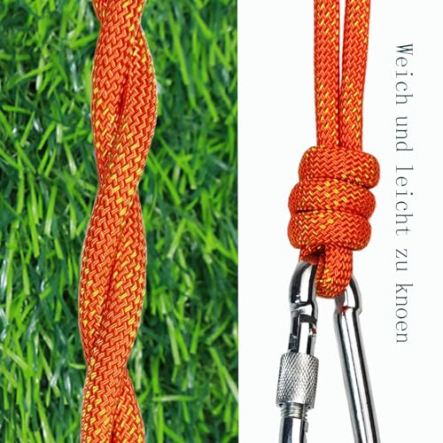 Cuerda multiusos naranja Treadstar resistente de 6 mm y 30 m 4