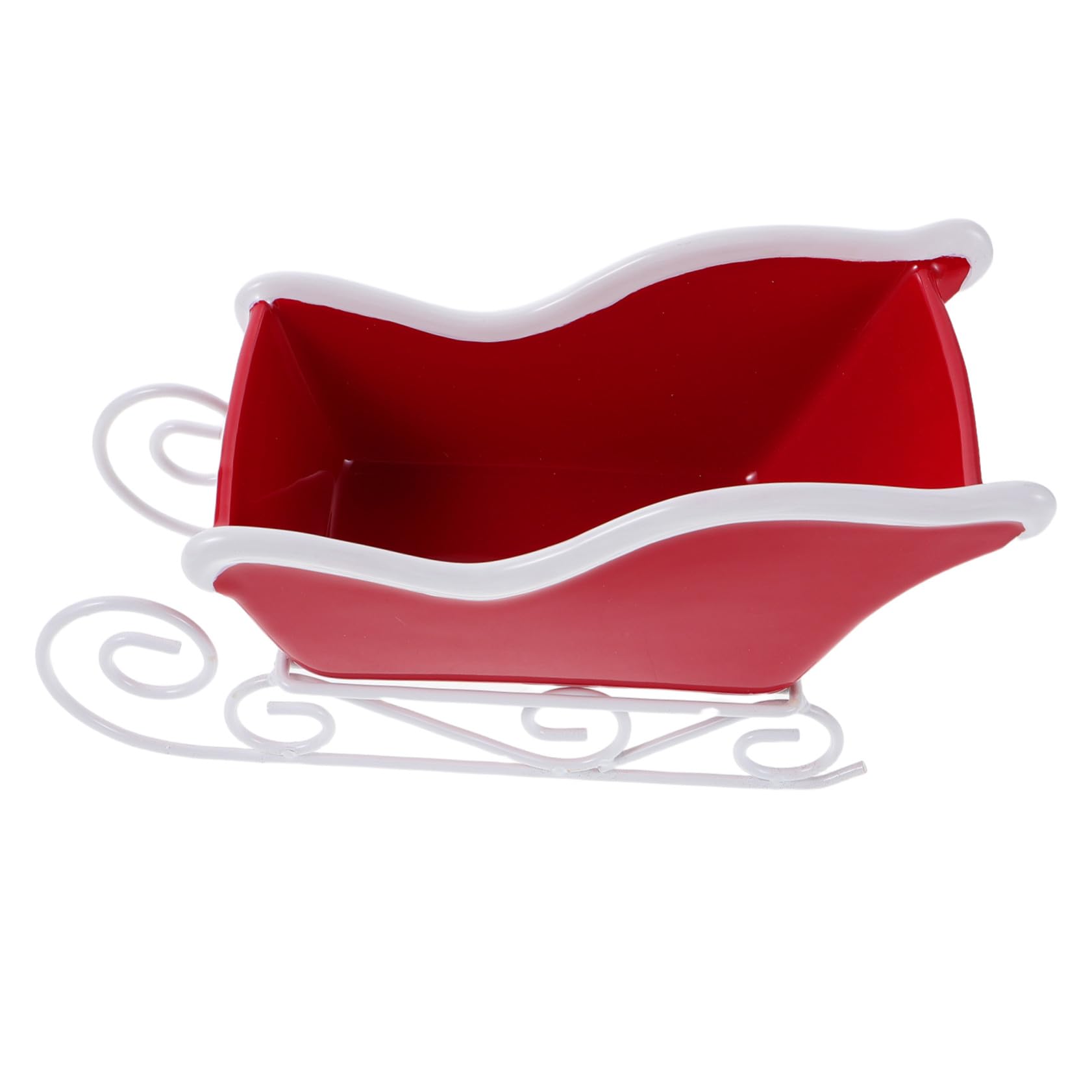 BESTYASH Slitta di Babbo Natale Decorativa Ornamentale per Festa Centrotavola Natalizio Slitta Natalizia Fai da Te Decorazione Interna