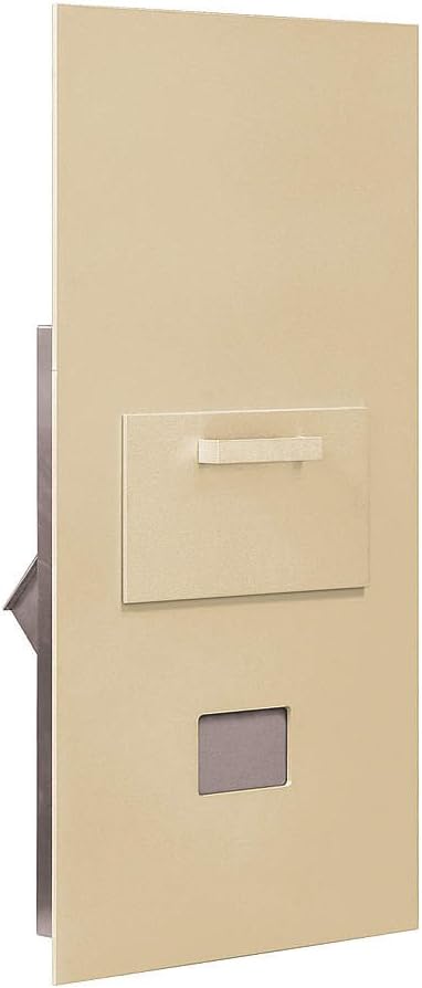 Salsbury Industries 3600C7-SRU Collection Unit for 7 Door High 4B-Plus Units Rear Loading USPS Access Mailbox, Sandstone
