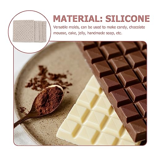 Luxshiny 4Pcs Fondant Impression Mat Silicone Cake Lace Molds Non Stick Pastry Baking Tools Baking Supplies for Fondant Chocolate Cupcake Cake Grey - Image 8