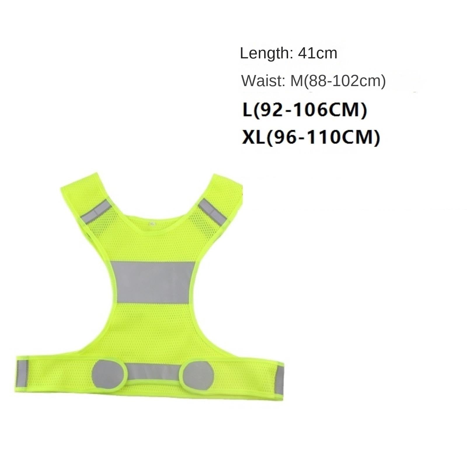 Gilet Riflettente Sportivo Corto Da 2 Pezzi For Corsa Notturna E Ciclismo