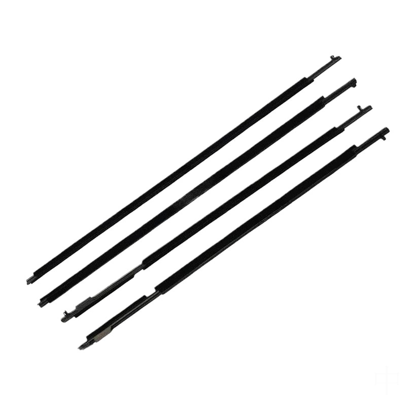 Door Window Weatherstrip for Toyota for RAV 4 2009-2012 4PCS Black Weatherstrip Window Seal (OE# 75720-0R020, 75710-0R020, 75740-0R020, 75730-0R020)