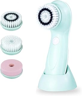 Gackoko Facial Cleansing Brush- Latest advanced cleasing Technology & 3 Brush Heads-USB Rechargeable Electric Rotating Fac...