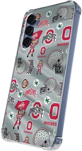 Skinit Clear Phone Case Compatible with Galaxy A35 5G - Officially Licensed Ohio State University Pattern Design