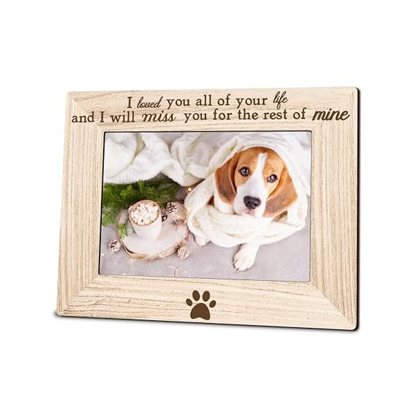   5X7-Photo-Wooden-Frame-I-Love-You-All-Of-Your-Life-And-I-Will-Miss-You-For-The-Rest-Of-Mine-Memorial-Dog-Theme-Wood-Picture-Frame-Rustic-Wooden-Frame-Gifts-Tabletop-Display-Horizontal-A01