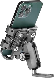 FANAUE Motorcycle Phone Mount for Handlebars - U-Bolt Base
