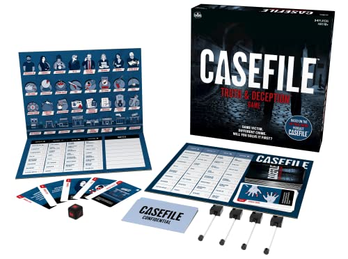 Goliath Casefile: Truth & Deception Game - Based On Hit Crime Podcast Casefile - Replayable Strategy Game, Ages 12 And Up, 3-4 Players , Black #TOP1