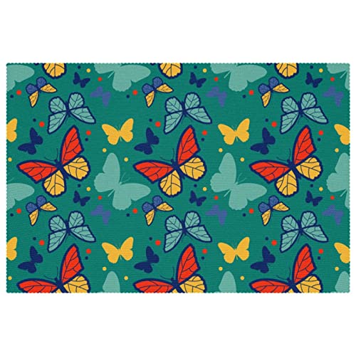 Sets de table papillon antidérapants pour protéger vos meubles de la chaleur - 2