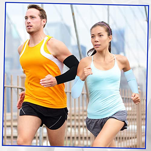 Wanjorlay Lot de 10 paires de manchons de refroidissement pour homme et femme, pour la course, le cyclisme, la randonnée, le golf, couleur aléatoire – vue 2