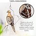 Stained Glass Morning Dove Suncatcher – Peaceful Glass Bird Window Hanging – Handmade Dove Sun Catcher for Indoor Window Decor or Garden Gift (Mourning Dove)