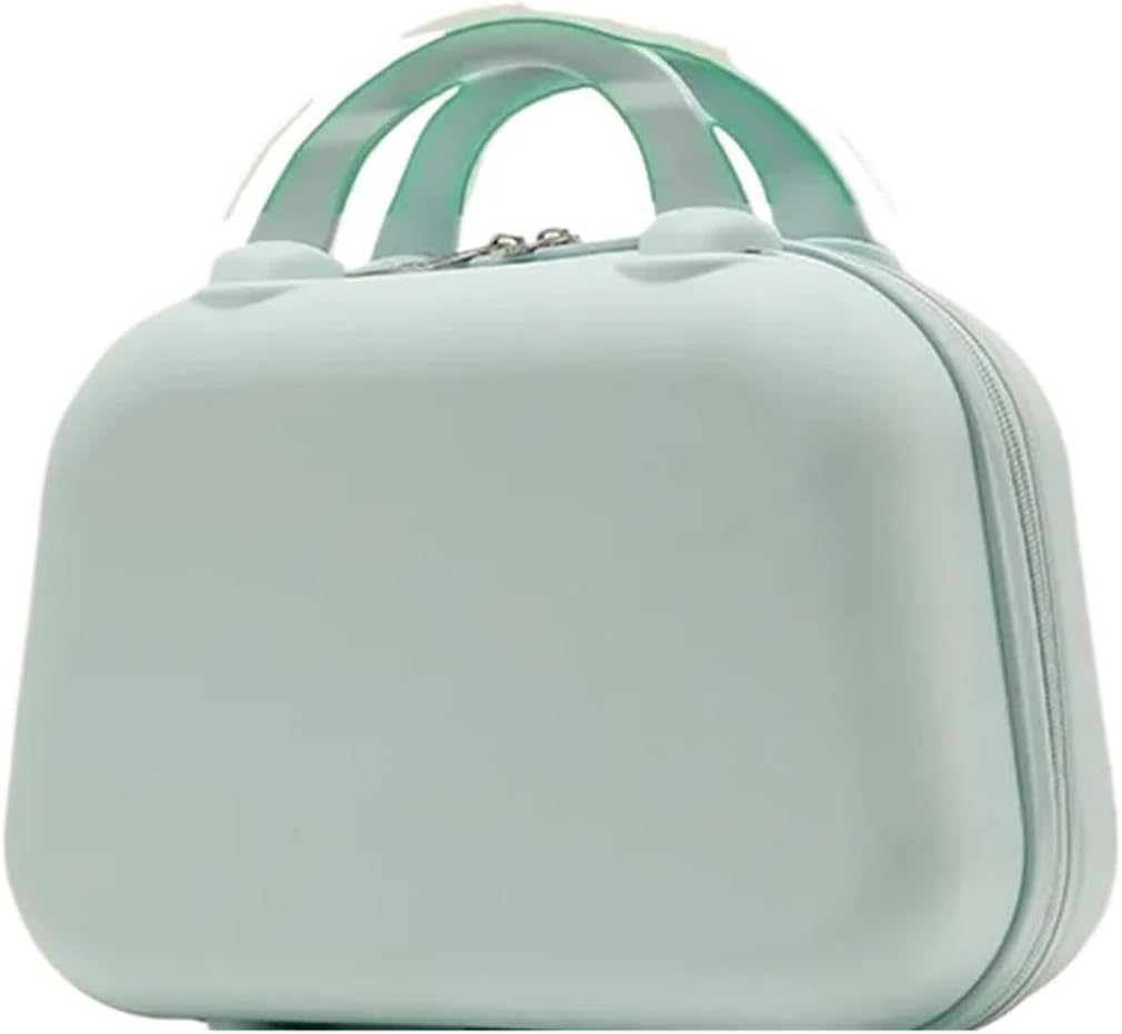 12 inch Luggage, Large Capacity Portable Travel Bag, Women's Small Makeup Box, Storage Bag, in Stock(Mintgreen)