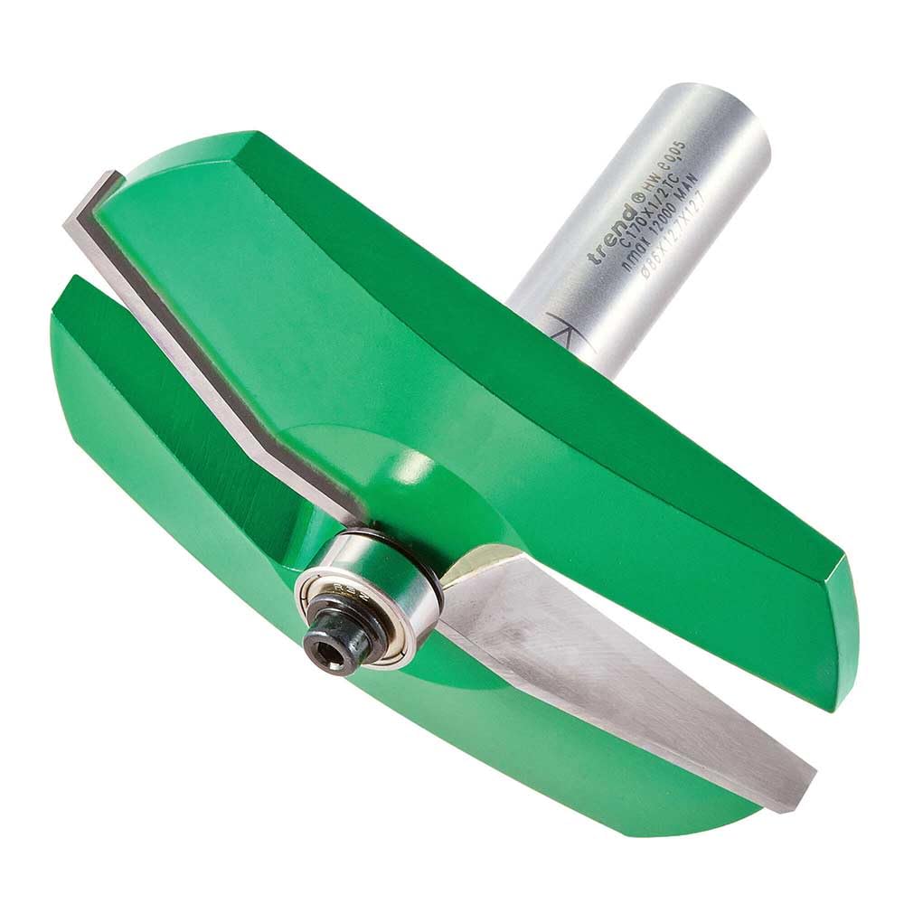 Trend Frez do fazowania paneli z łożyskiem, Ø12,7 mm, trzpień 1/2 | Węglik tungstenu z łożyskiem, do podnoszenia krawędzi paneli, średnica 12,7 mm, trzpień 1/2" C170X1/2TC