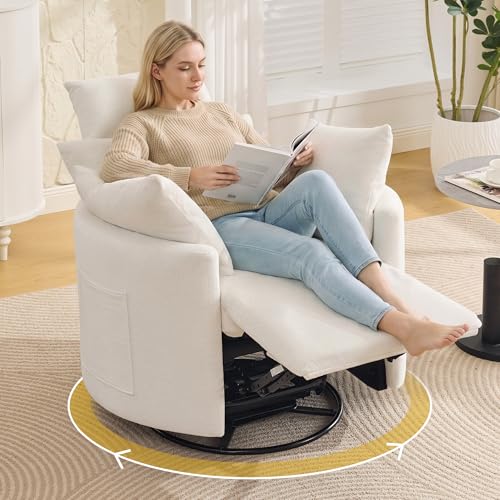 HUBSON Manual Glider Rocking Chair Nursery
